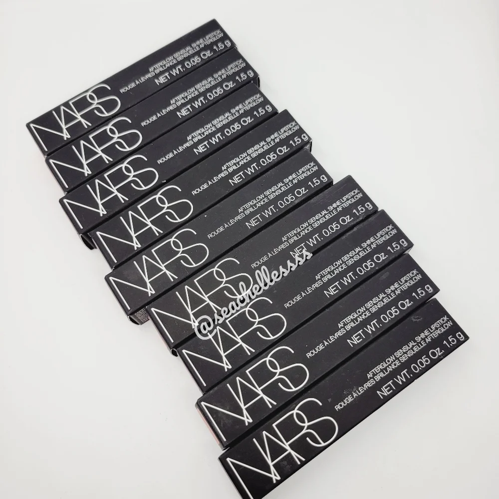 Nars Afterglow Sensual Shine Hydrating Lipstick Orgasm Peach Pink Brand New